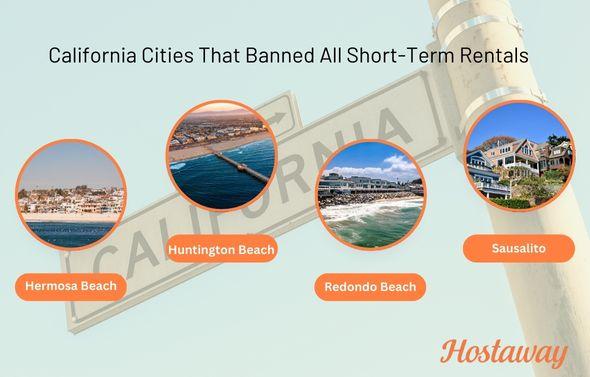 It is illegal to operate short-term rentals in these cities.