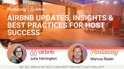 Three Ways to Rank Higher on Airbnb from the Hostaway Webinar Series
