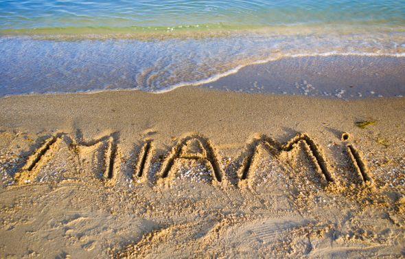 Fun in the beach at Miami