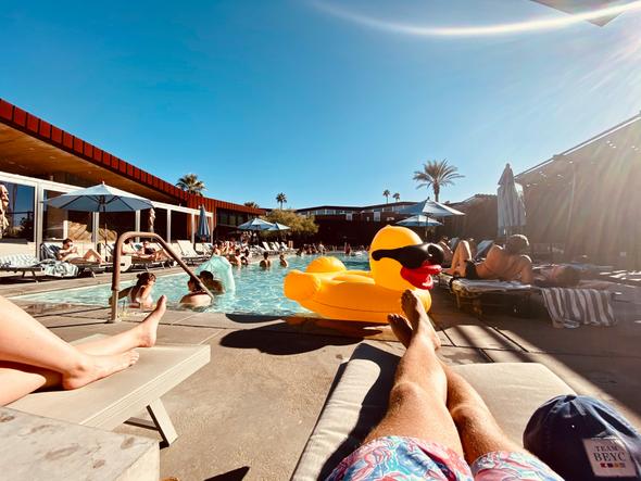 A scenic image of Palm Springs 