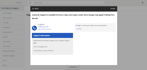 For urgent issues like account lockouts or fraud, Vrbo’s 24/7 phone support offers direct, real-time assistance by selecting your role and issue in the Help Center and choosing the "Call" option.