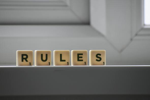 An image depicting rules. 