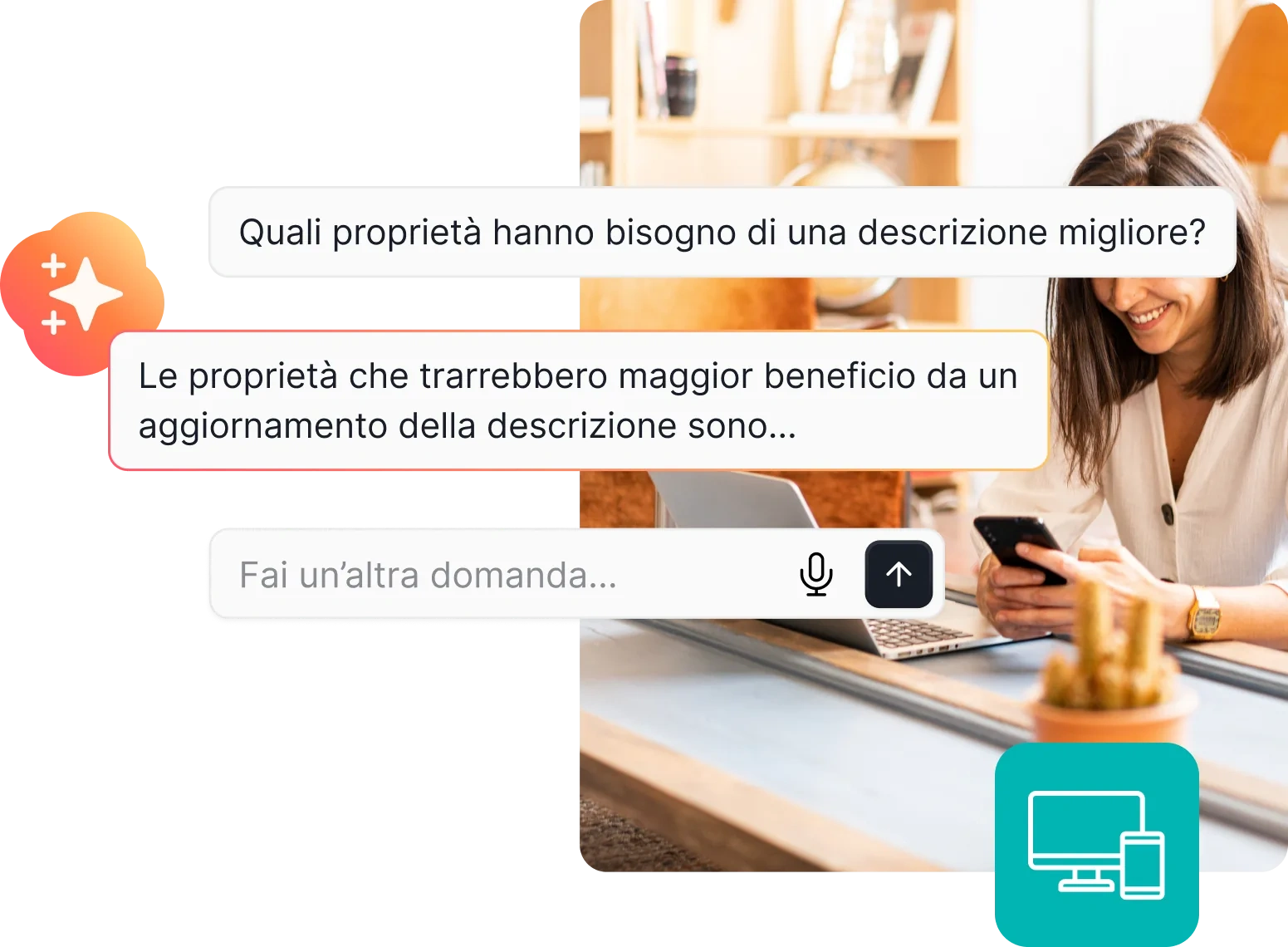 Dashboard gestionale per affitti brevi con IA di Hostaway, che offre definizione ottimizzata dei prezzi dinamici, comunicazione automatizzata con gli ospiti e strumenti di gestione dei ricavi per proprietà su Airbnb, Vrbo e Booking.com