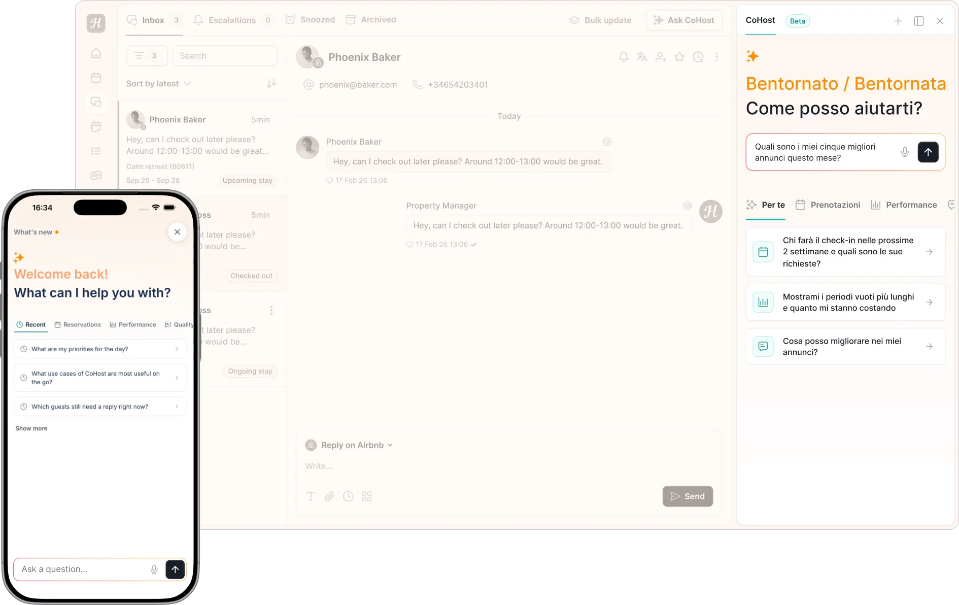 Esperienza di domande con CoHost