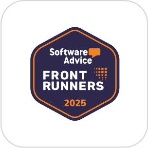 Badge de premio Software Advice Front Runner 2025 - Excelencia del software de gestión de propiedades Hostaway