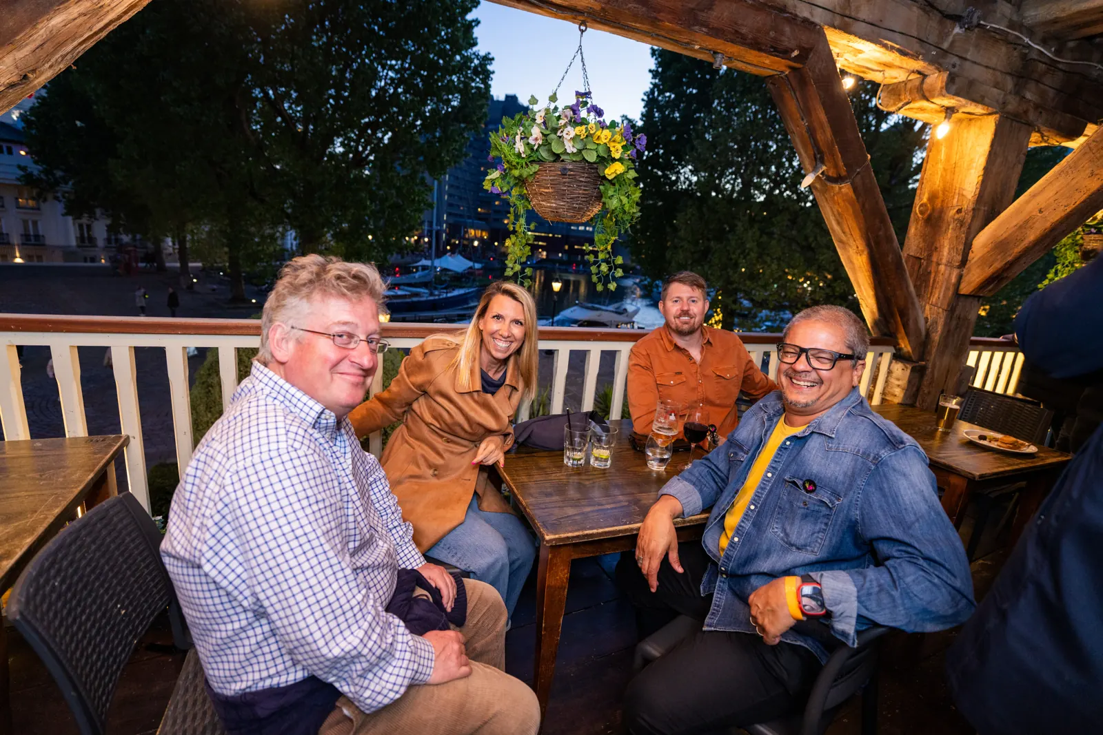 Guests at the Taps and Tunes welcome party